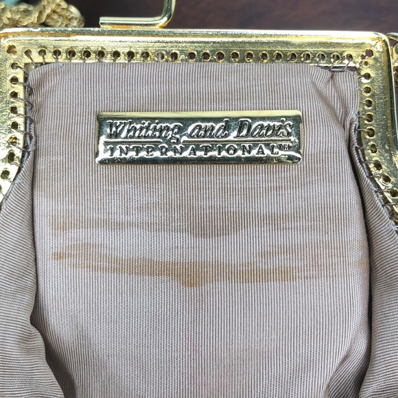 Whiting & Davis International Gold Tone Mesh Bag - Picture 10 of 12